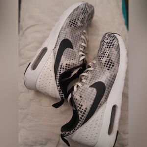 Nike Air Max Tava Pixel Pattern Sneakers - Black and White